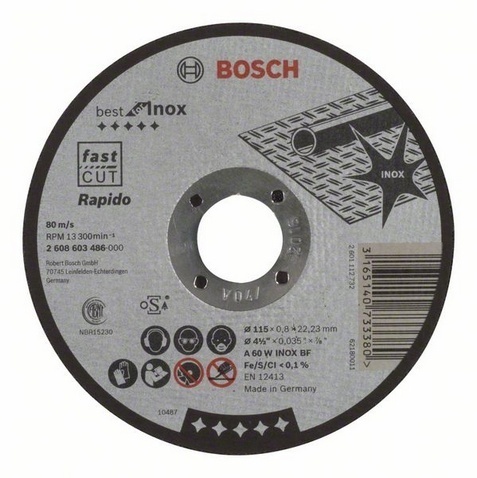 Bosch Rapido Inox 1mm