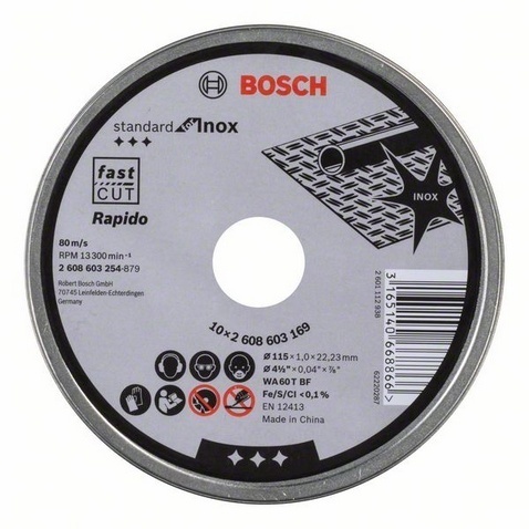 Bosch Standard Inox 1mm 10Box Blechdose