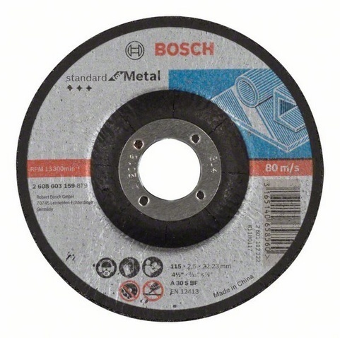 Gekröpft Bosch Standard Metal 2,5mm
