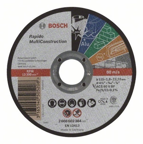 Bosch Multi Construction 230x1,9mm für Metall,Stein,Kunststoff